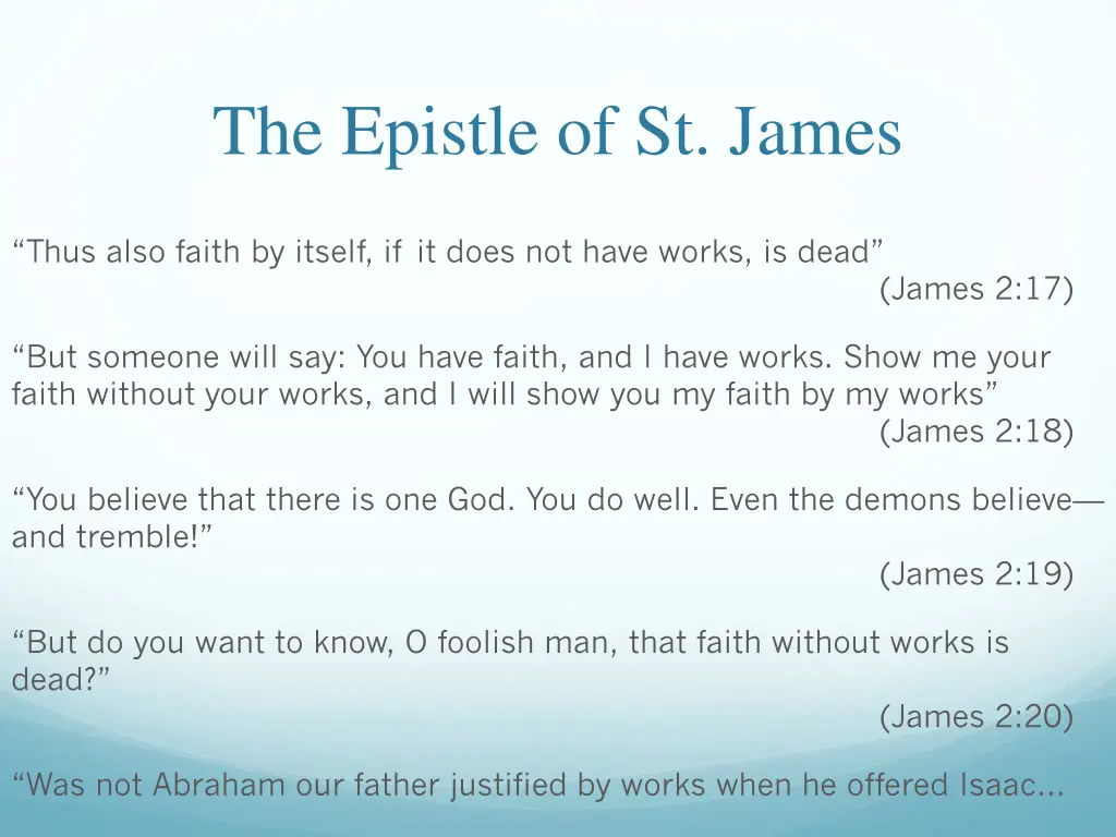 the epistle of st james 21