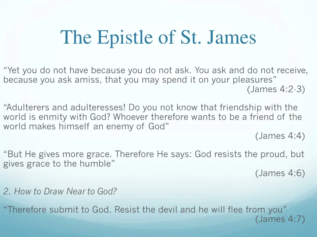 the epistle of st james 26