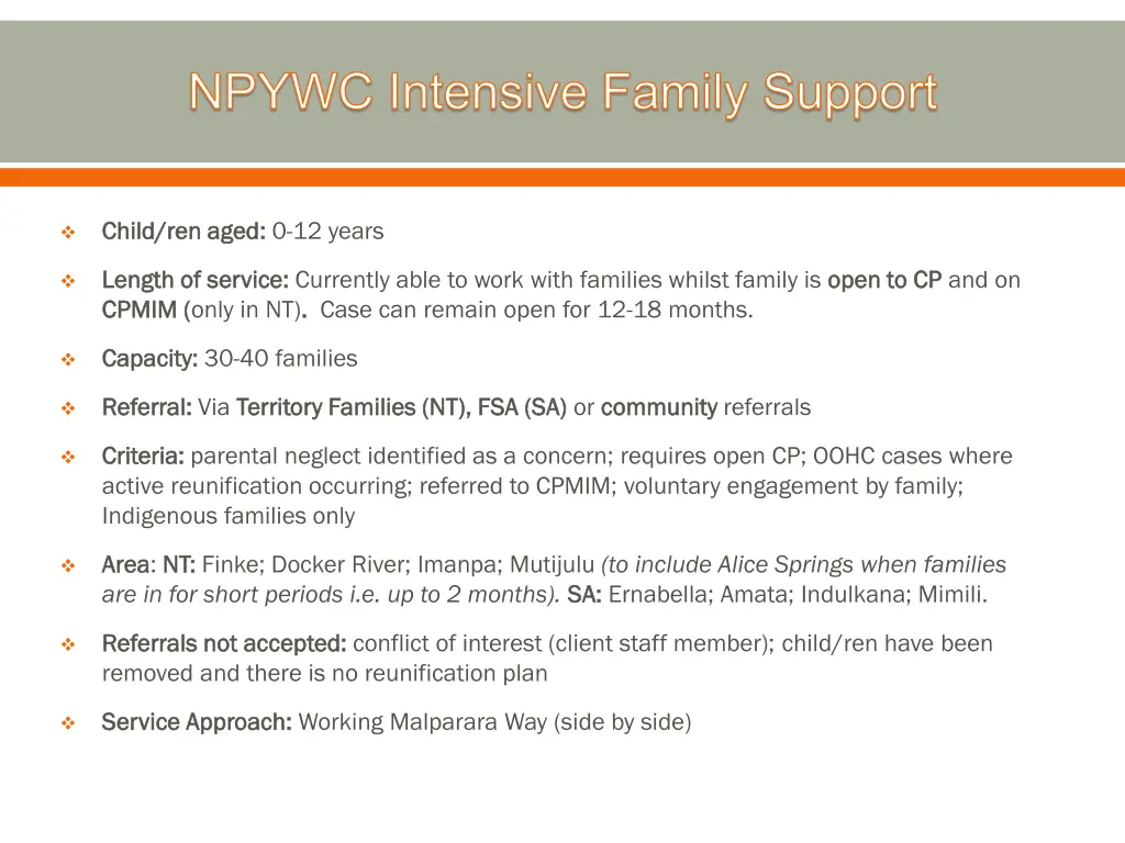 npywc intensive family support