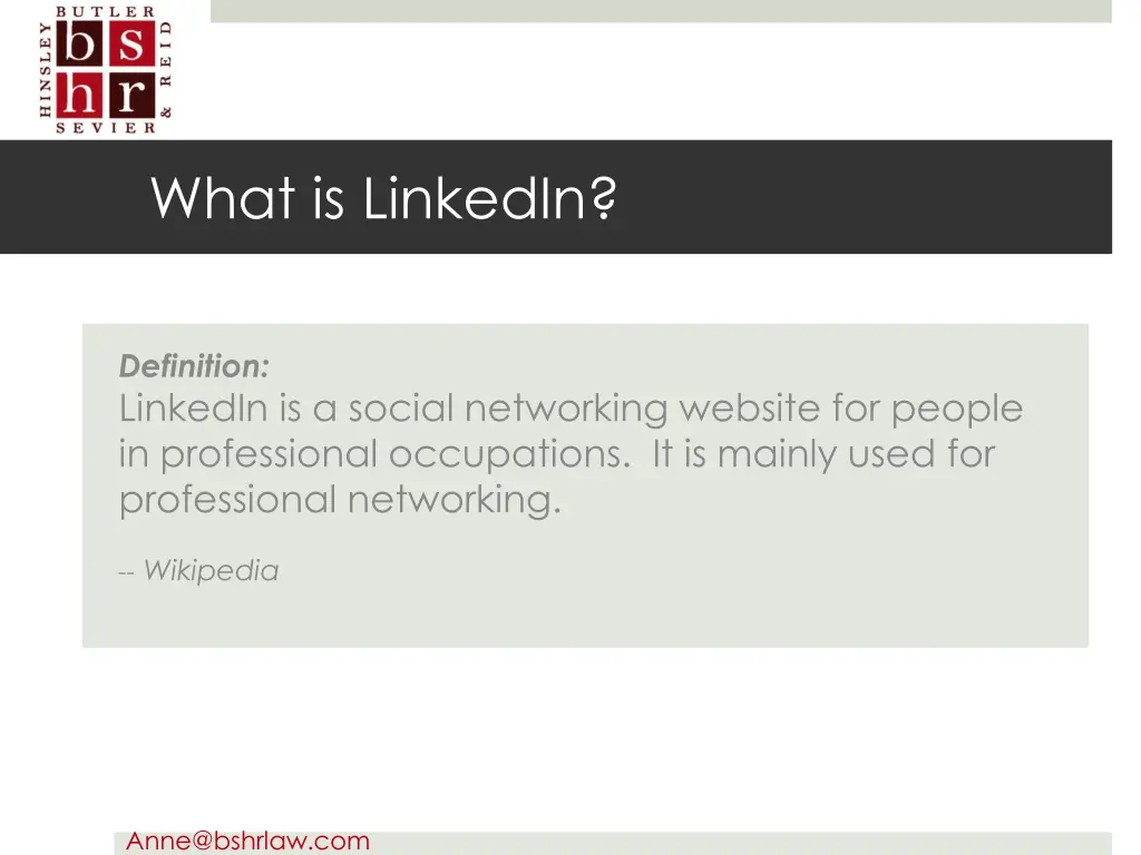 what is linkedin