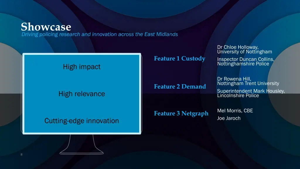 showcase driving policing research and innovation