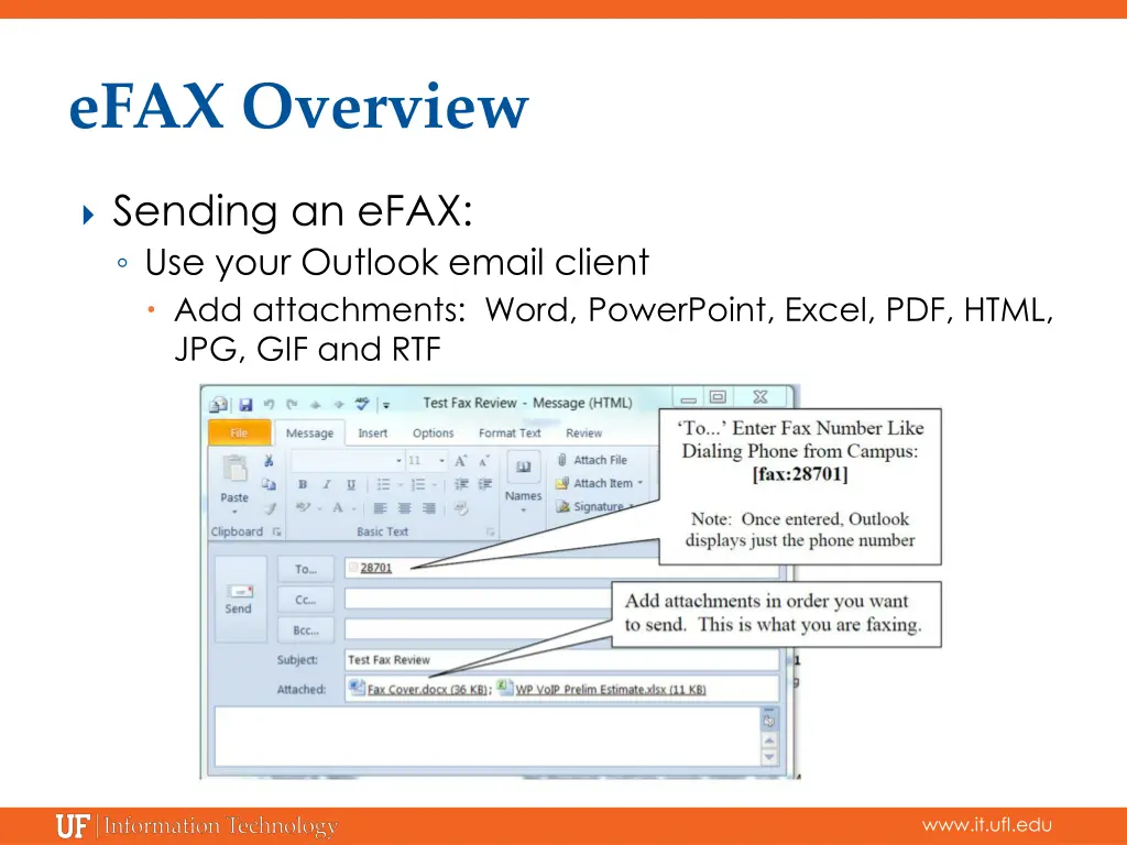 efax overview