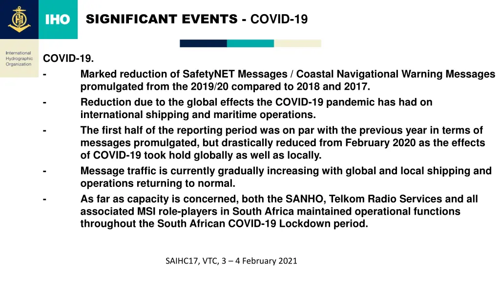 significant events covid 19
