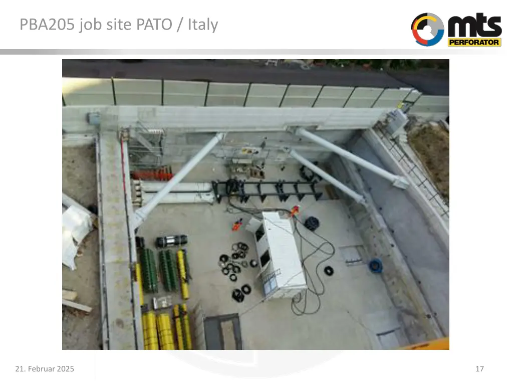 pba205 job site pato italy 1