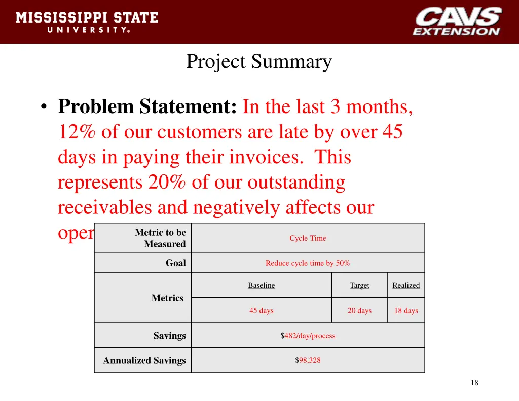 project summary
