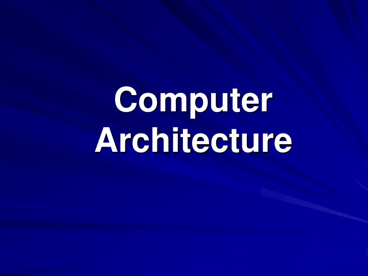 computer architecture