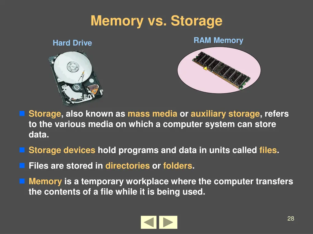 memory vs storage 1