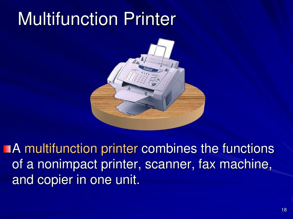 multifunction printer