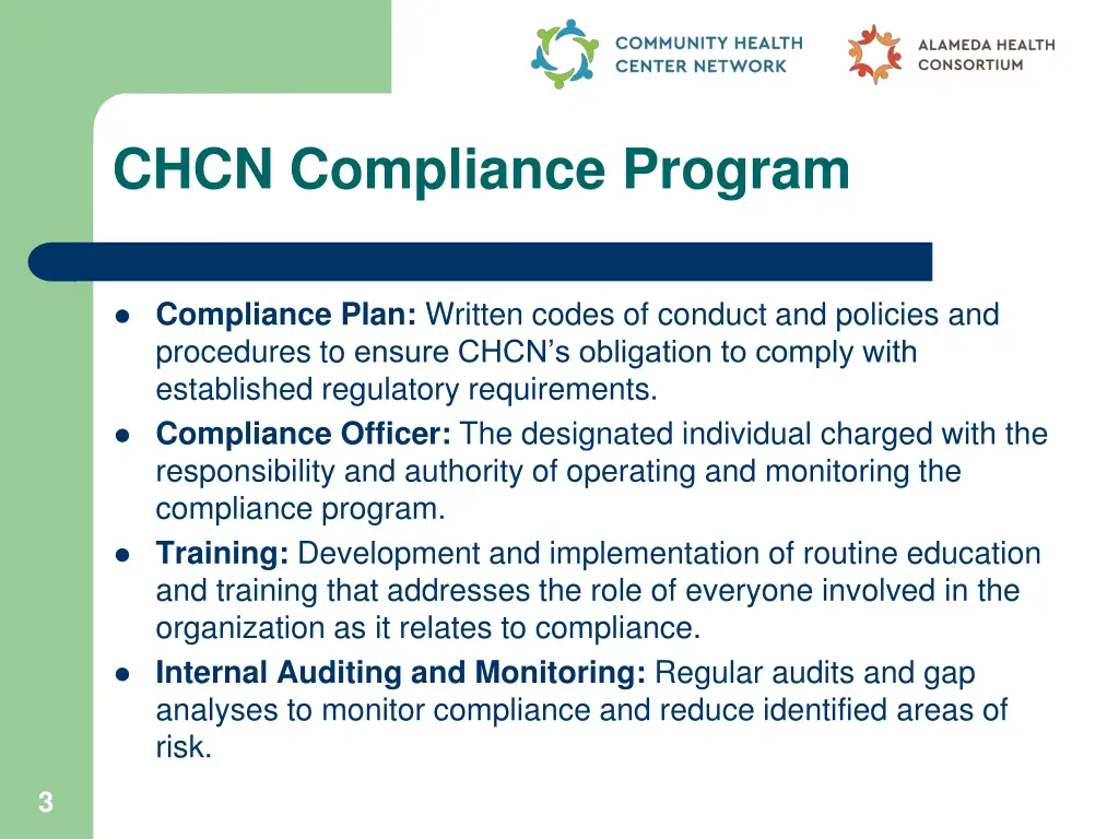 chcn compliance program