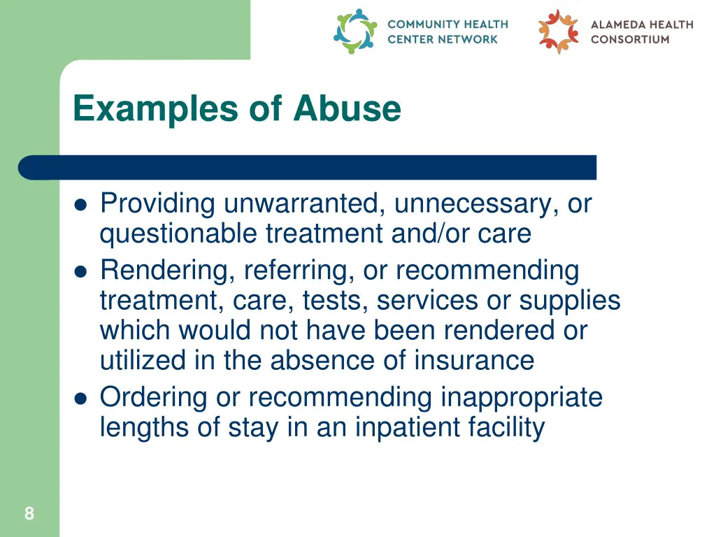 examples of abuse