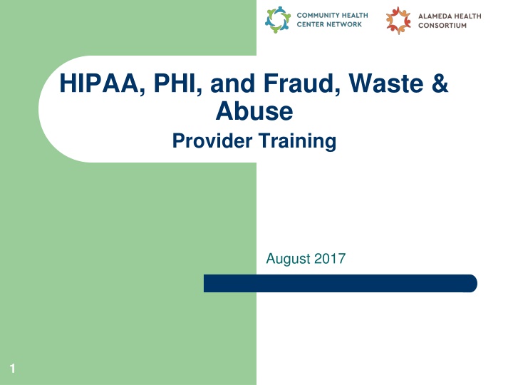 hipaa phi and fraud waste abuse provider training