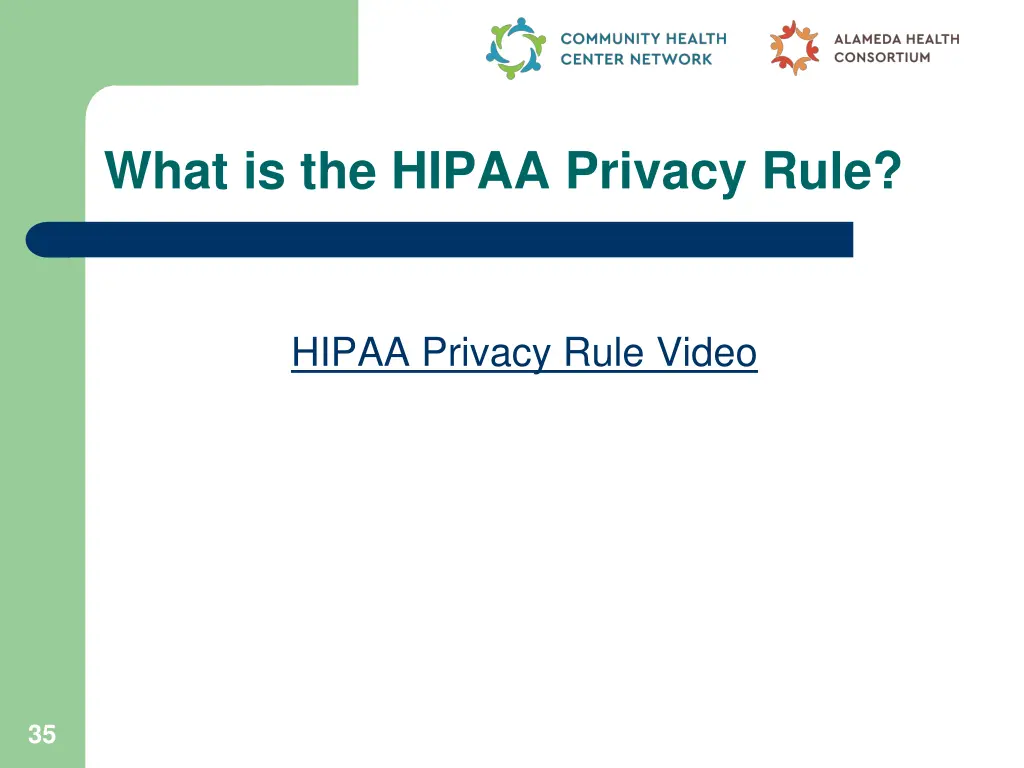 what is the hipaa privacy rule