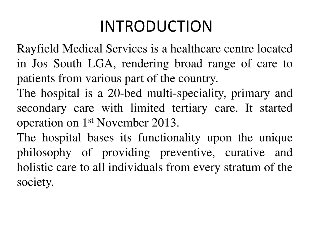 introduction