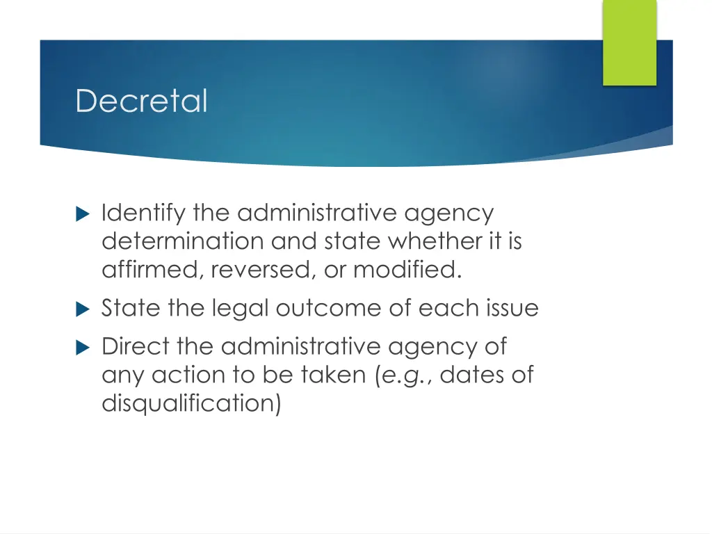 decretal