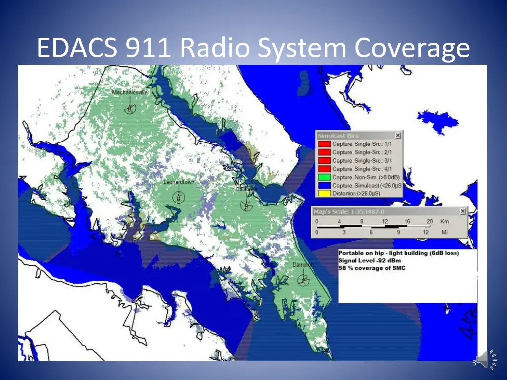 edacs 911 radio system coverage
