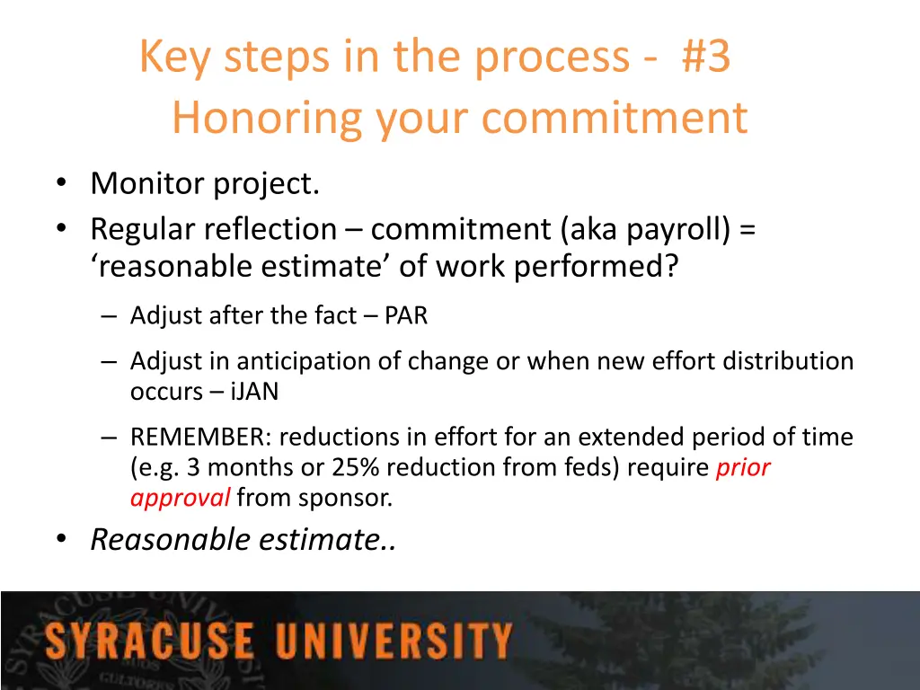 key steps in the process 3 honoring your 1