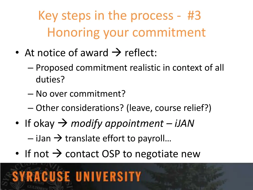 key steps in the process 3 honoring your