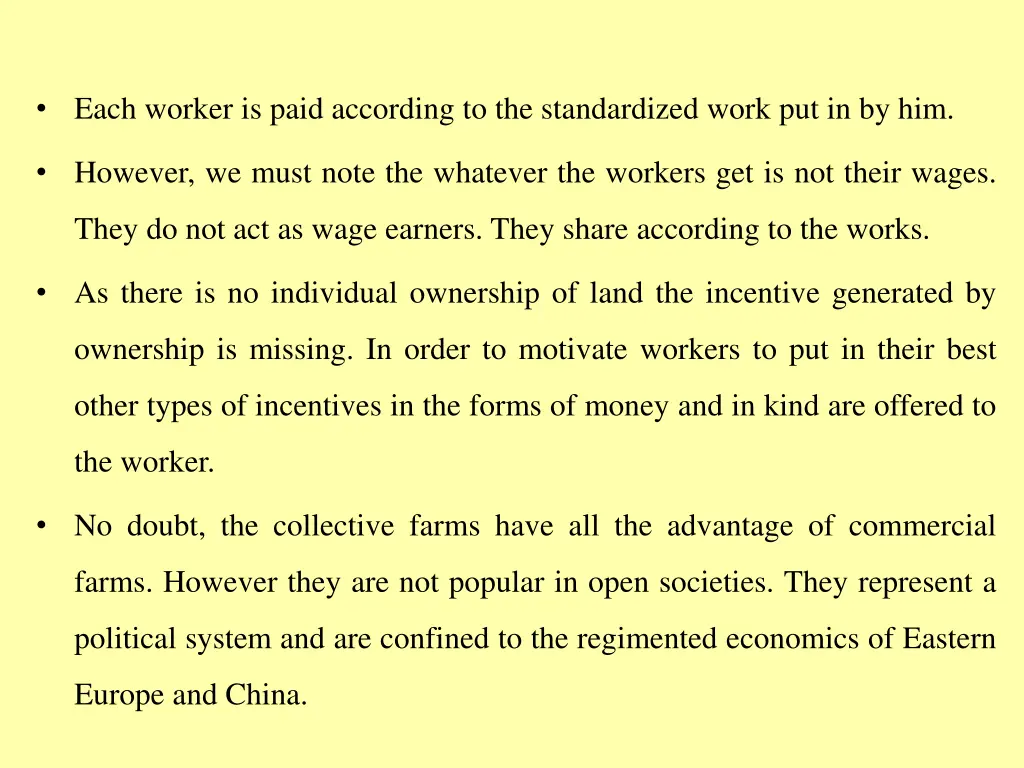 each worker is paid according to the standardized