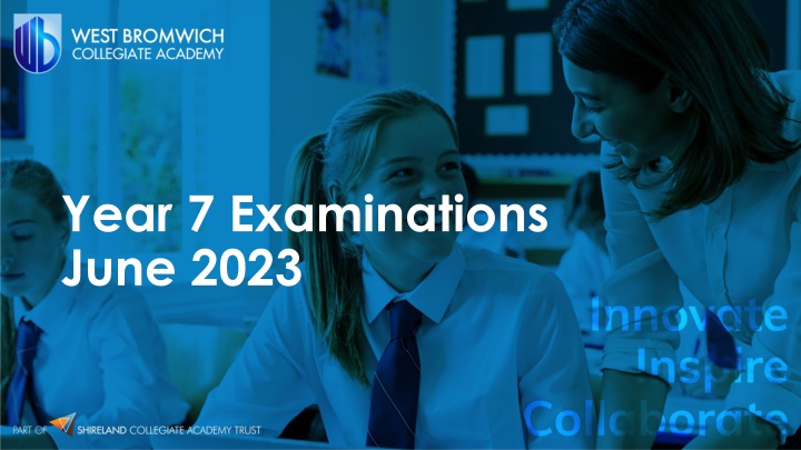 year 7 examinations june 2023