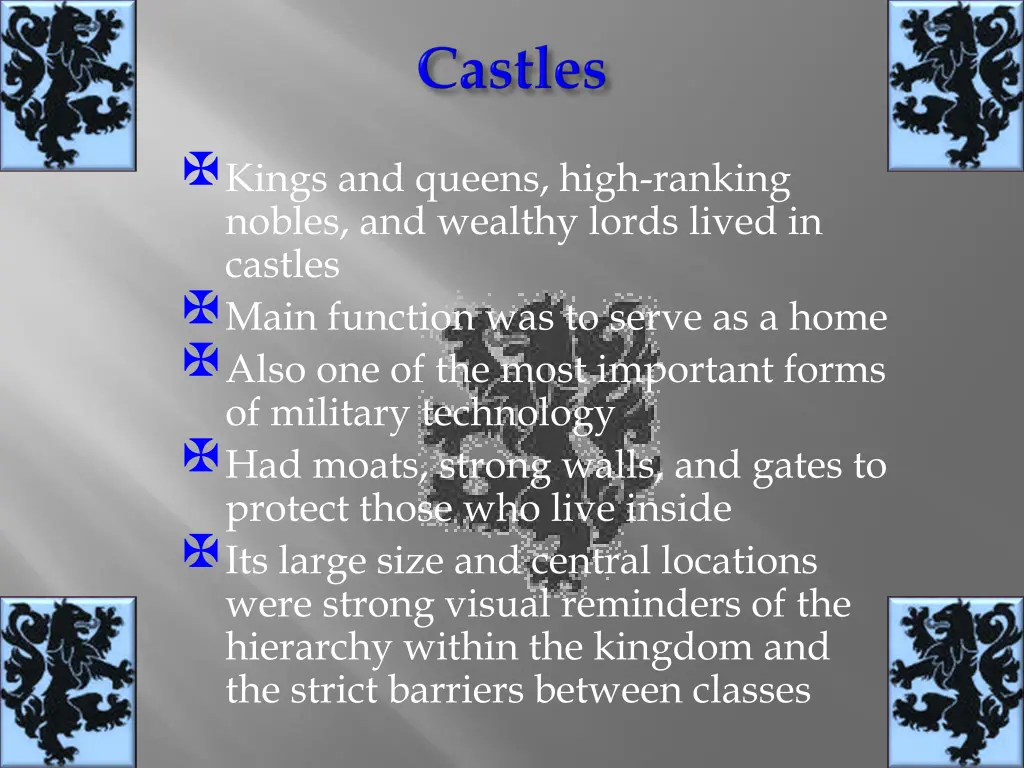 kings and queens high ranking nobles and wealthy