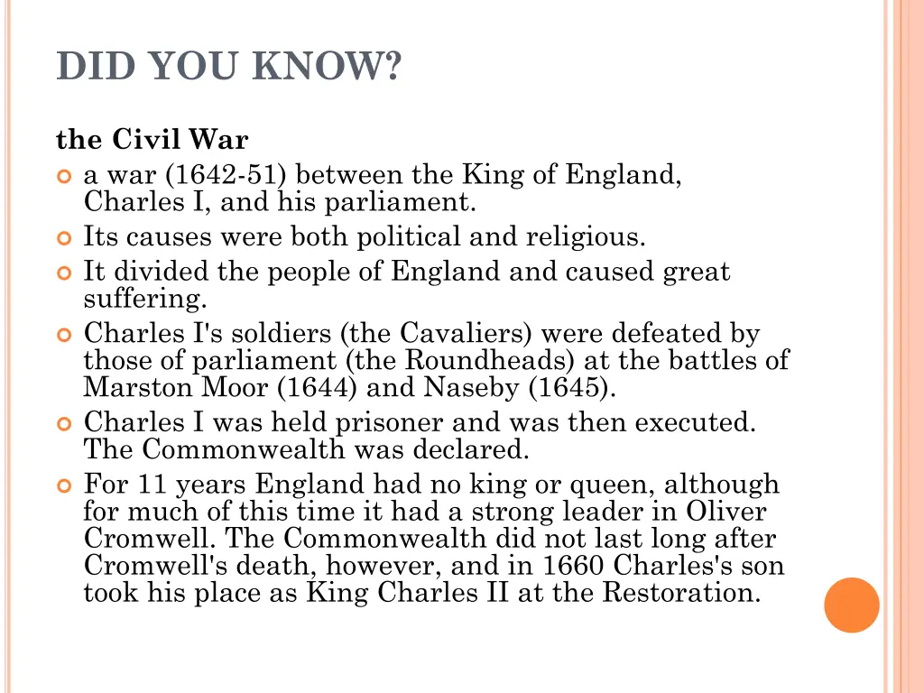 did you know 3