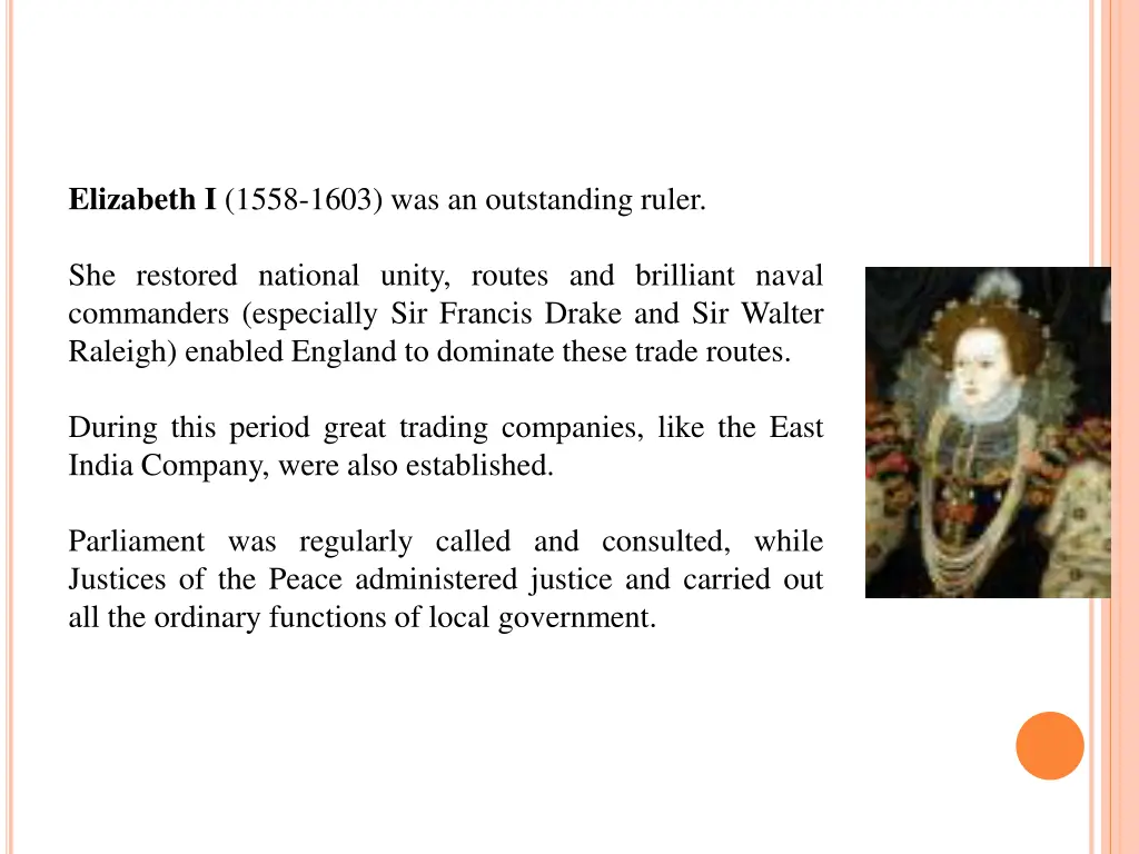 elizabeth i 1558 1603 was an outstanding ruler