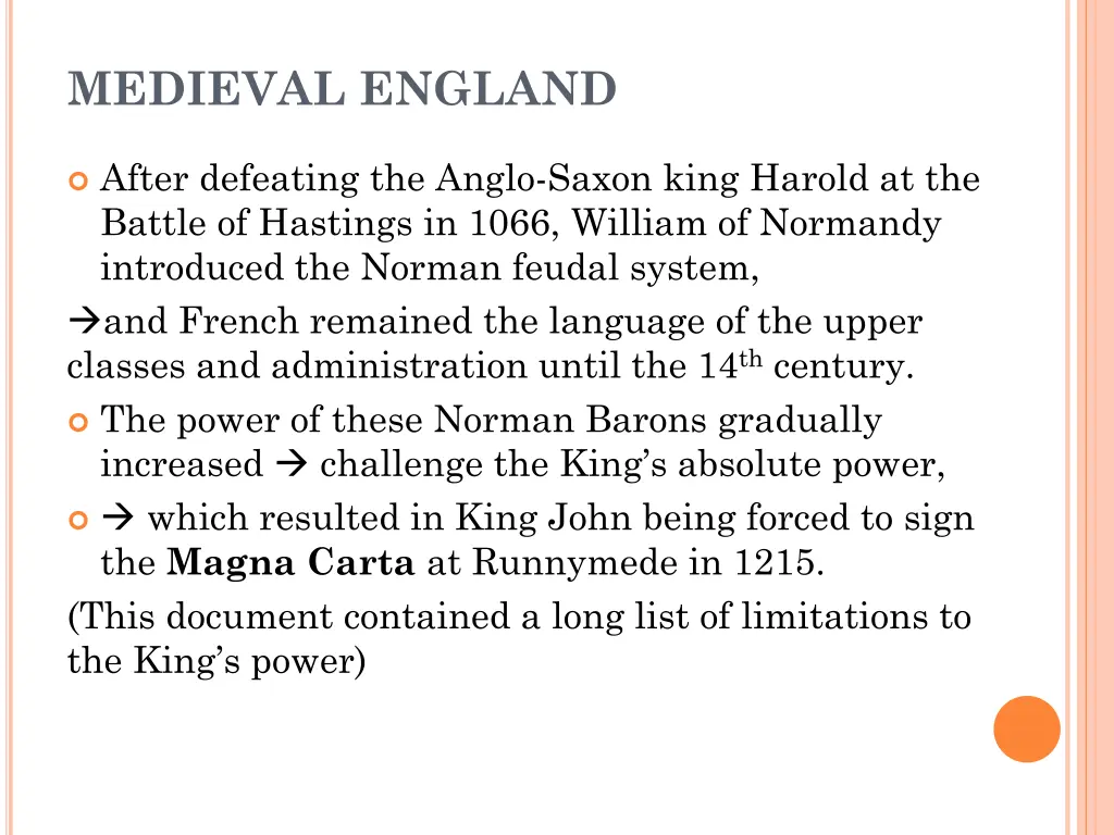 medieval england