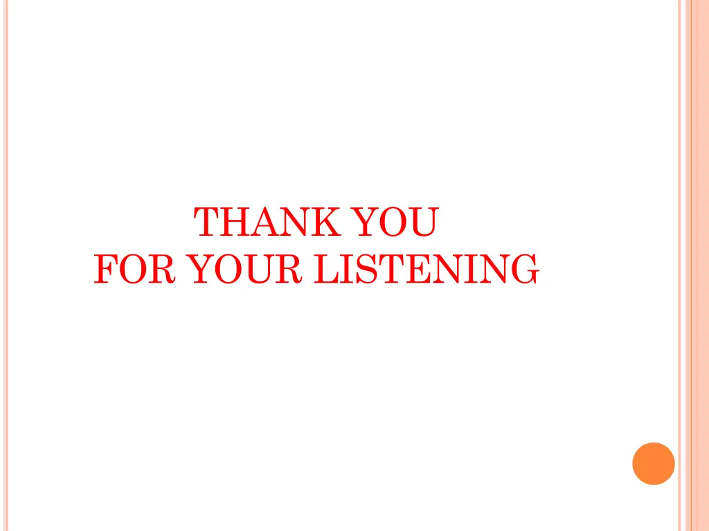 thank you for your listening
