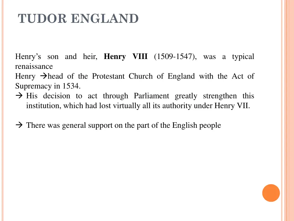 tudor england 1