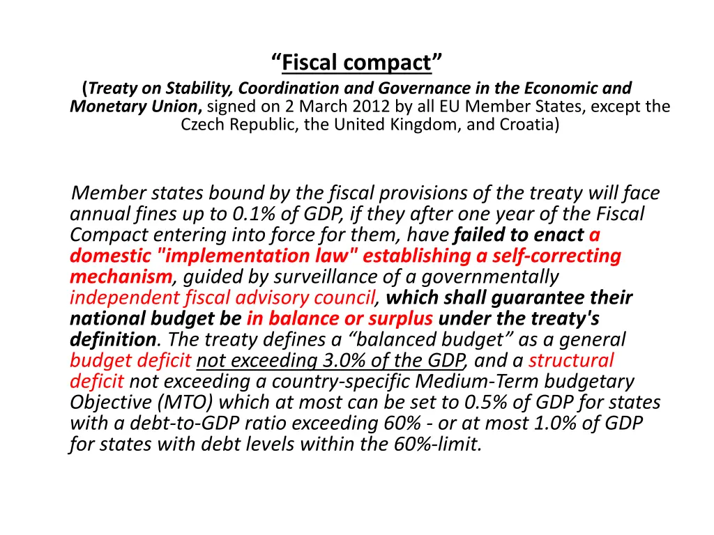 fiscal compact