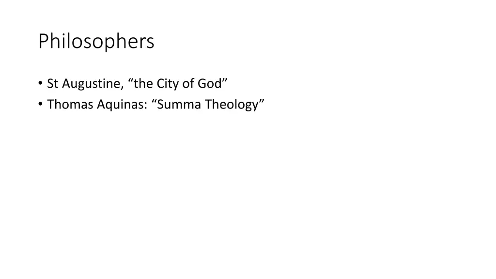 philosophers