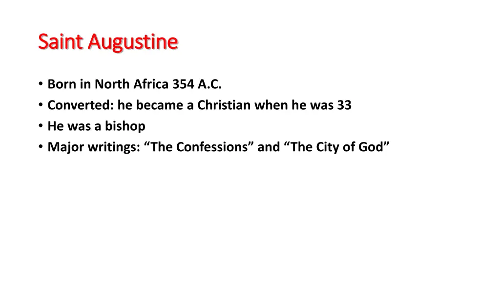 saint augustine saint augustine