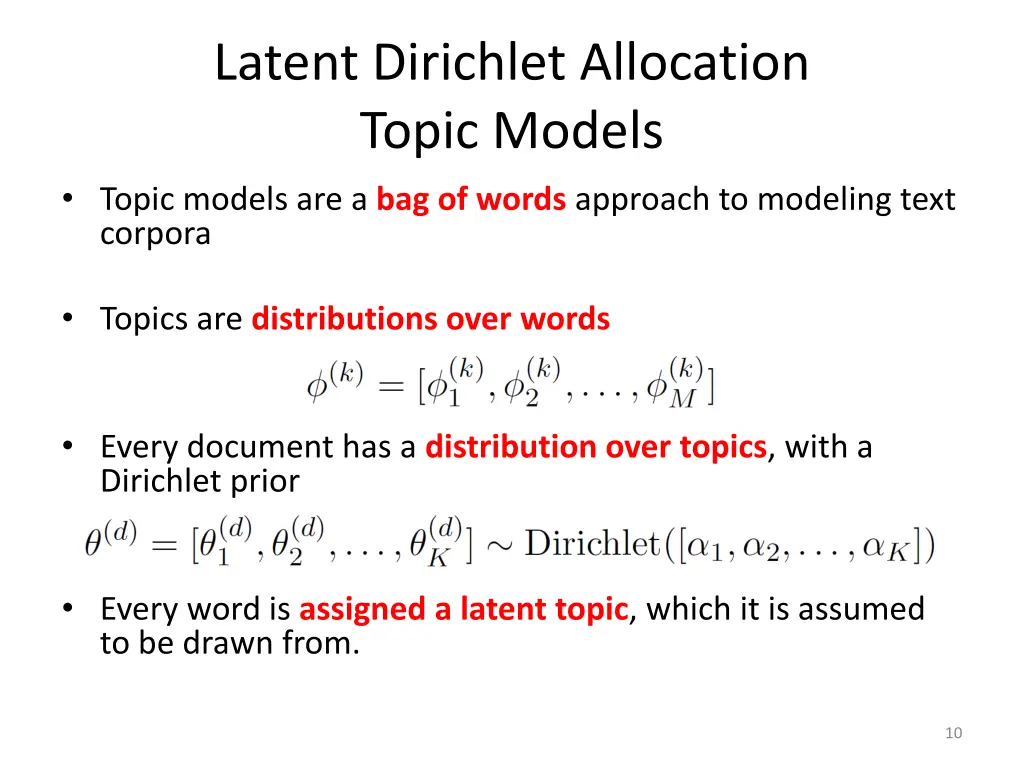 latent dirichlet allocation topic models topic