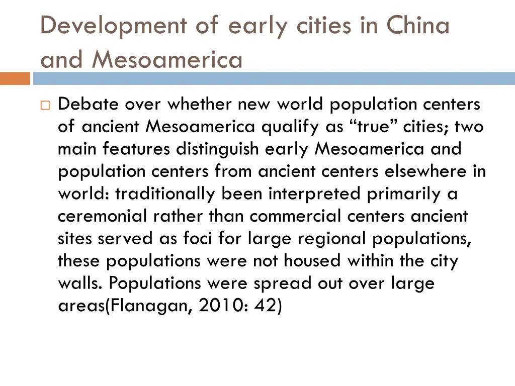 development of early cities in china