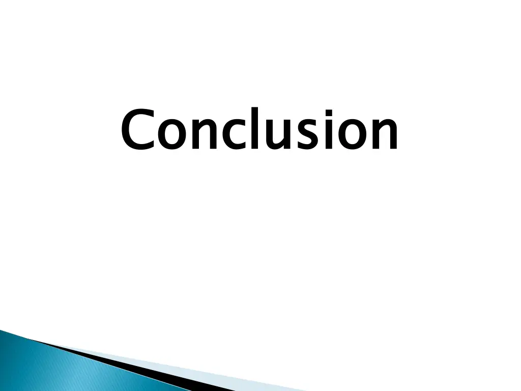 conclusion