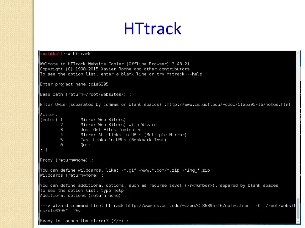 httrack 1