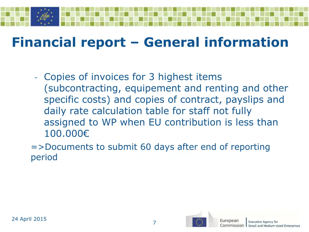 financial report general information 1