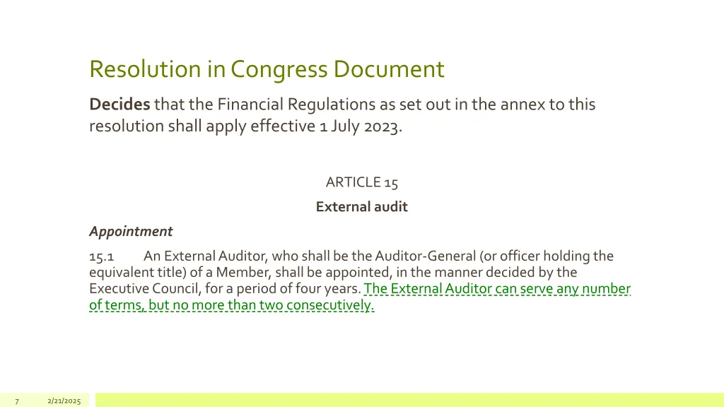 resolution in congress document 1