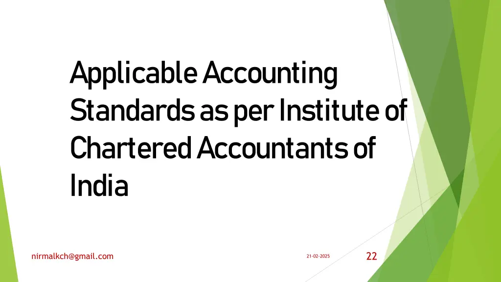 applicable accounting standards as per institute