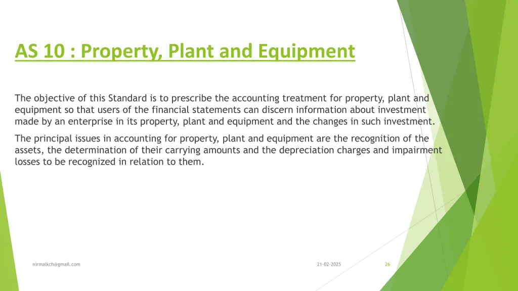 as 10 property plant and equipment