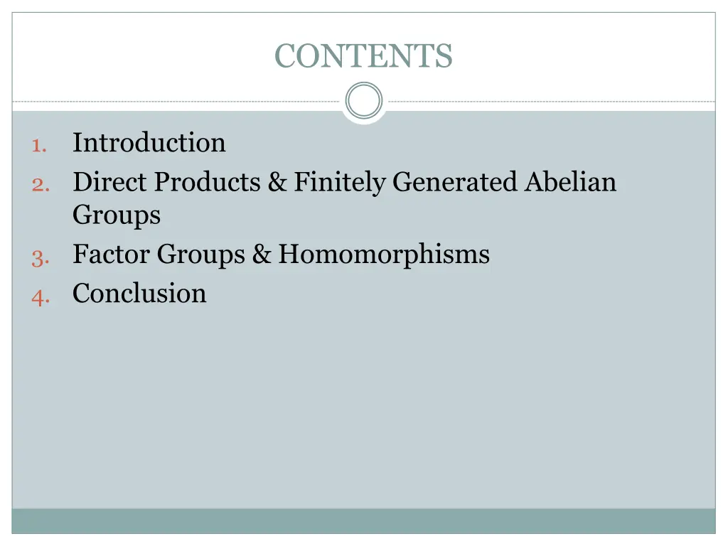 contents