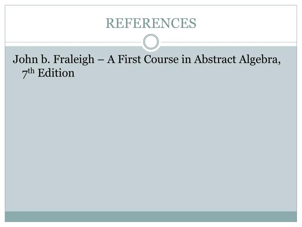 references