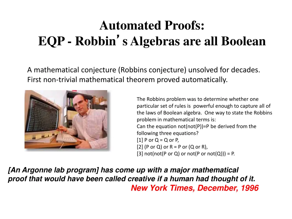 automated proofs