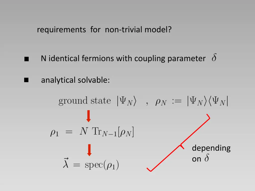 requirements for non trivial model