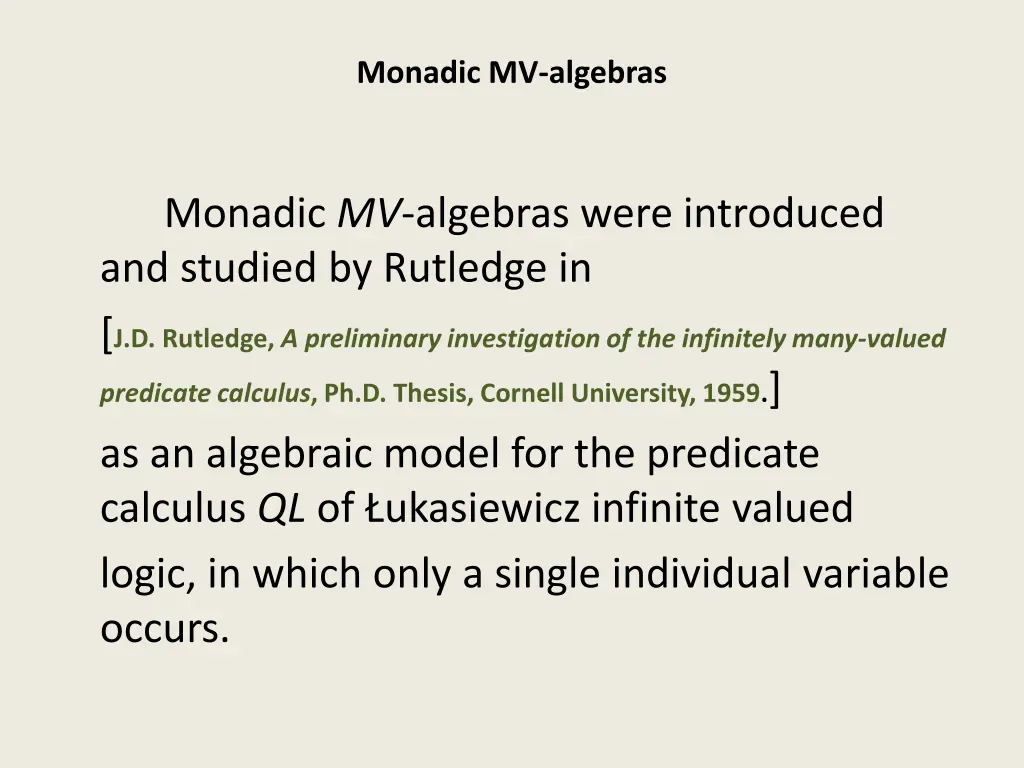 monadic mv algebras 1