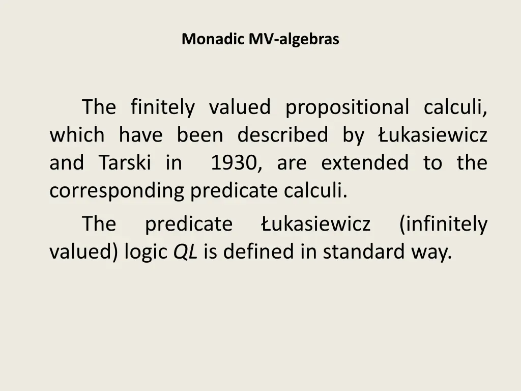 monadic mv algebras