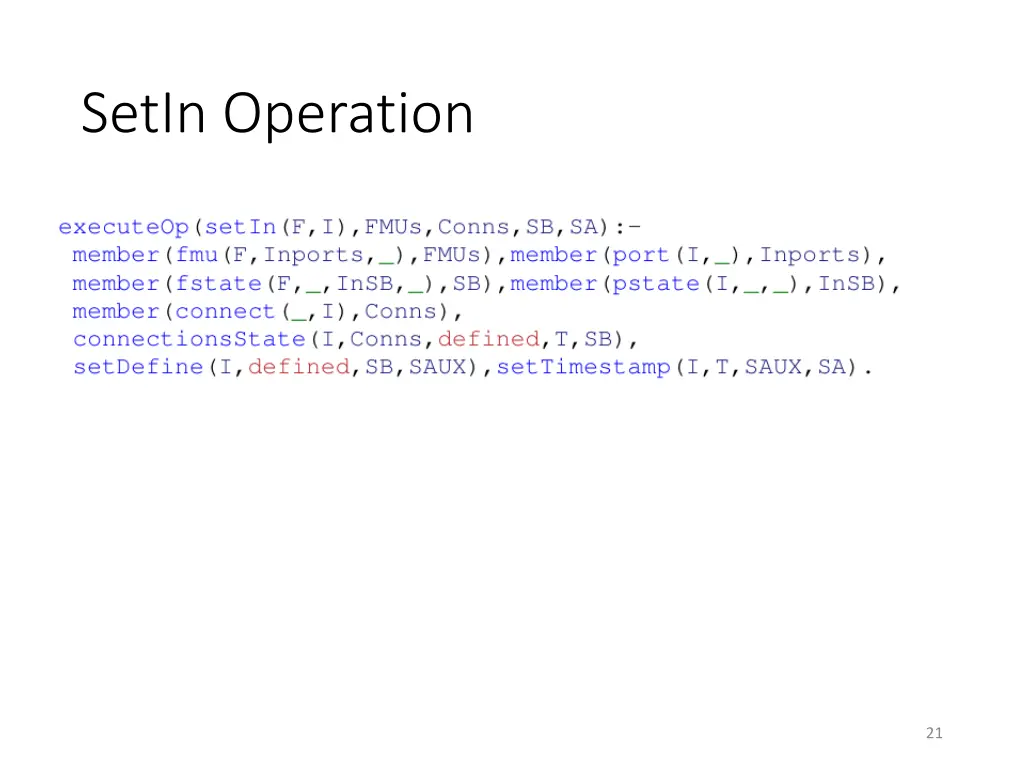 setin operation