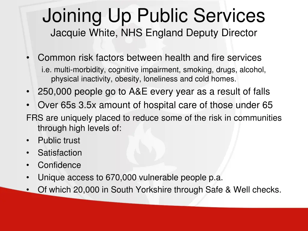 joining up public services jacquie white
