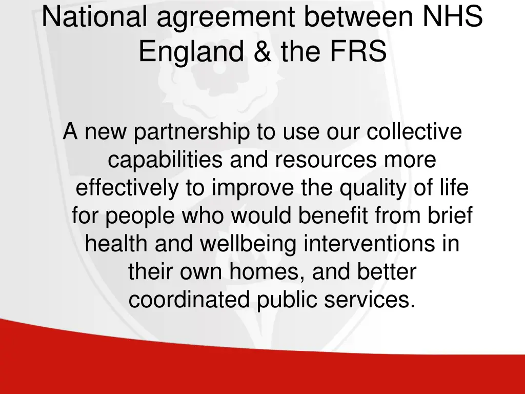 national agreement between nhs england the frs