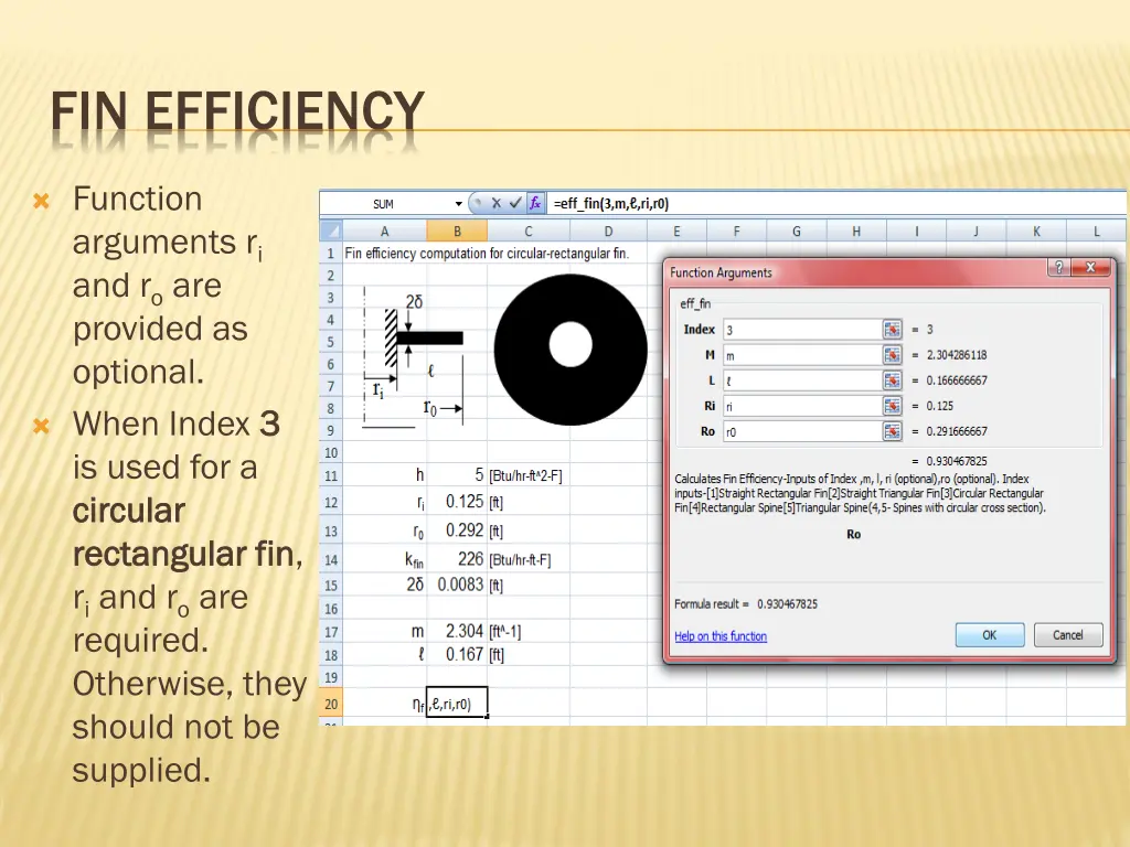 fin efficiency 2